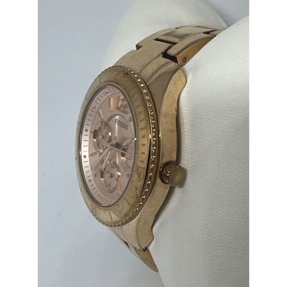 Fossil Stella ES3815 Women's Gold Stainless Steel Analog Dial Quartz Watch HME24 - Picture 3 of 11